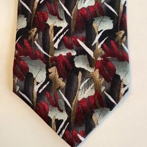 Vintage J. Garcia 10th Anniversary Oak Tree Silk Tie